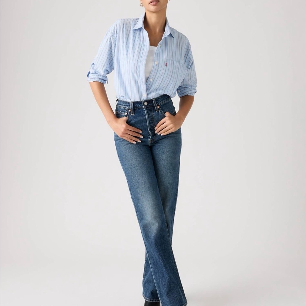 NWT Levi’s Ribcage Straight Full Length Jeans size 28x34